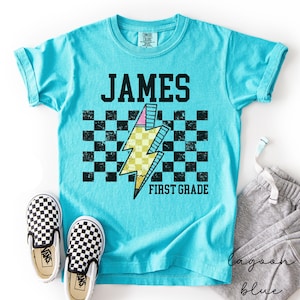 Custom First grade boys shirt,Kids first day of school shirt,boys first day of school shirt custom,personalized first day of school shirt
