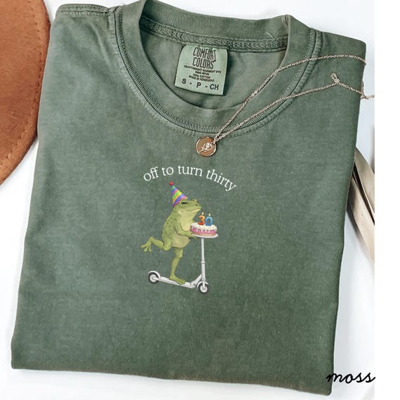 Thirty birthday shirt,30th birthday shirt,birthday shirt for 30th,thirtiest birthday shirt,happy 30th birthday shirt,30th bday frog shirt
