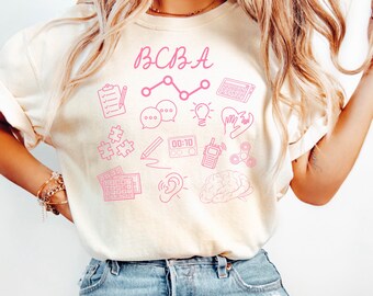 BCBA-shirt, shirt gedragsanalist, BCBA-T-shirt, T-shirt gedragsanalist autisme, shirt gecertificeerd gedragsanalist, BCBA