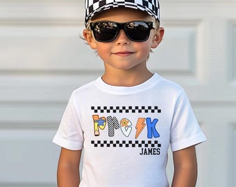 Camiseta preescolar personalizada, camiseta preescolar, camiseta del primer día de clases, camiseta preescolar, camiseta escolar para niños, camiseta preescolar personalizada