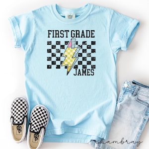 First grade custom boys shirt,Kids first day of school shirt,boys first day of school shirt,shirt for first day of school,custom first grade