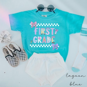first grade shirt,back to school shirt,1st grade shirt, first grade shirt for kids,first day of school girls, comfort colors first grade