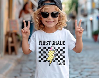 Custom first grade shirt,1st grade shirt,first day of school shirt,first grade tshirt,kids school shirt,personalized first grade shirt