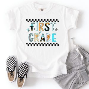First grade boys shirt,Kids first day of school shirt,boys first day of school shirt,first grade kids comfort colors shirt