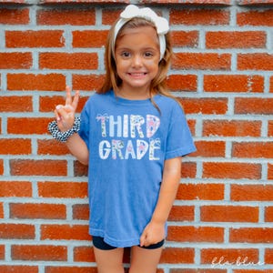 third grade shirt,back to school shirt,3rd grade shirt,third grade shirt,first day of school shirt, comfort colors 3rd grade,grandmillenial