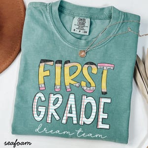 first grade comfort colors shirt,1st grade comfort colors shirt,first grade teacher shirt,back to school teacher shirt,back to school