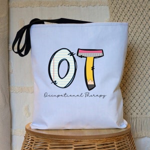 Occupational therapy bag,occupational therapy tote bag,occupational therapist bag,occupational therapy gift,occupational therapist tote bag