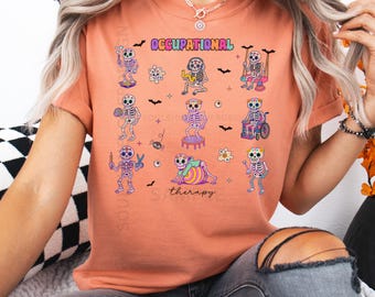 Halloween Occupational therapy shirt,Occupational Therapy halloween shirt,comfort colors Occupational therapy shirt,Occupational Therapist