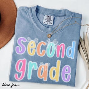 Second grade comfort colors shirt,2nd grade comfort colors shirt,second grade teacher shirt,back to school teacher shirt,back to school