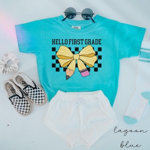 first grade shirt,back to school shirt,1st grade shirt, first grade shirt for kids,first day of school girls, comfort colors first grade