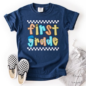 First grade boys shirt,Kids first day of school shirt,boys first day of school shirt,first grade kids comfort colors shirt
