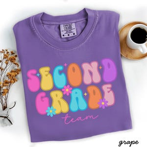 Second grade comfort colors shirt,2nd grade comfort colors shirt,second grade teacher shirt,back to school teacher shirt,back to school