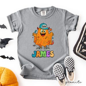 boys halloween shirt,trick orTreat Shirt Design Custom Name,Custom Kids Name Halloween T-Shirt,Personalized Kids Halloween Shirt,boys shirt