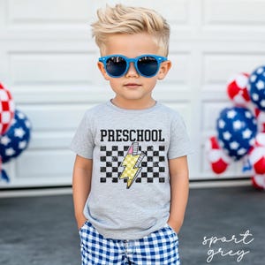 Camiseta para niños en edad preescolar, camiseta para el primer día de clases de los niños, camiseta para el primer día de clases de los niños, camiseta para el primer día de clases, camiseta para niños en edad preescolar