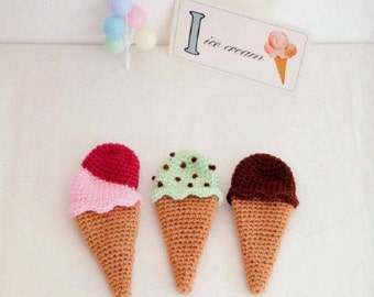 Sweets, Desserts, Cakes, Candy, Cookies, Ice Cream, Crepes, Hotcakes, Waffles, Donuts, Chocolate Scourers Crochet Craft Ebook / PDF Patterns