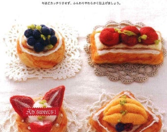 Needle Felted Sweets Wool Needle Felting Craft Ebook / PDF Patterns