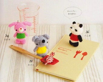 Amigurumi Animals, Food, Cakes, Sweets Cell Phone Straps Crochet Craft Ebook / PDF Patterns