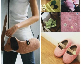 Wool Felt Things Needle And Hand Felting Craft Ebook / PDF Patterns