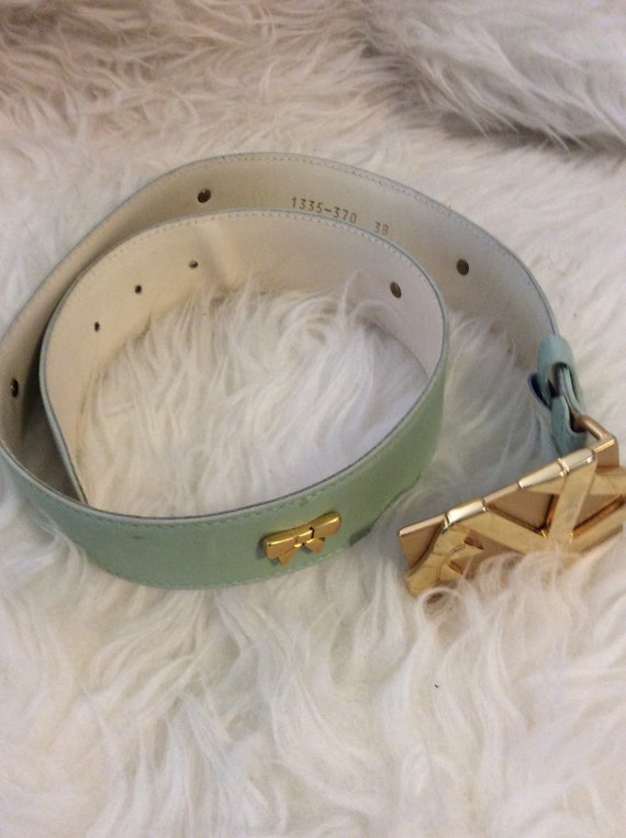 Vintage Escada green belt