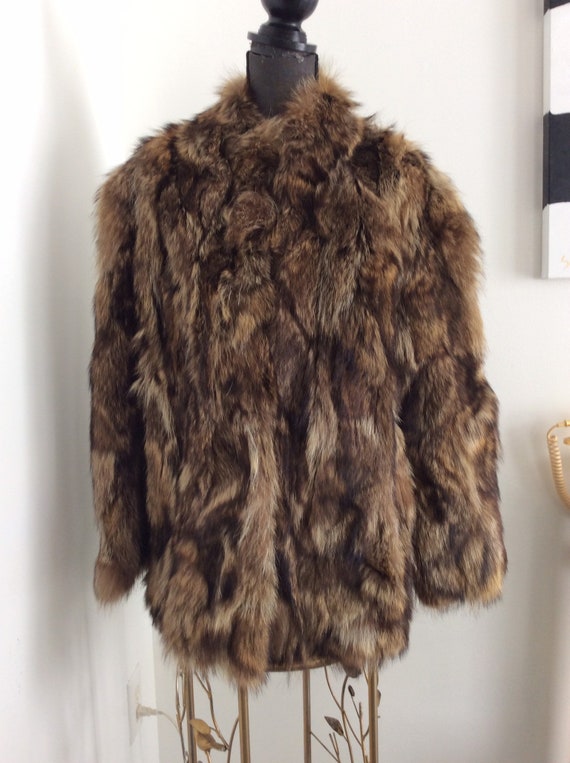 Vintage Raccoon Fur Coat - image 4