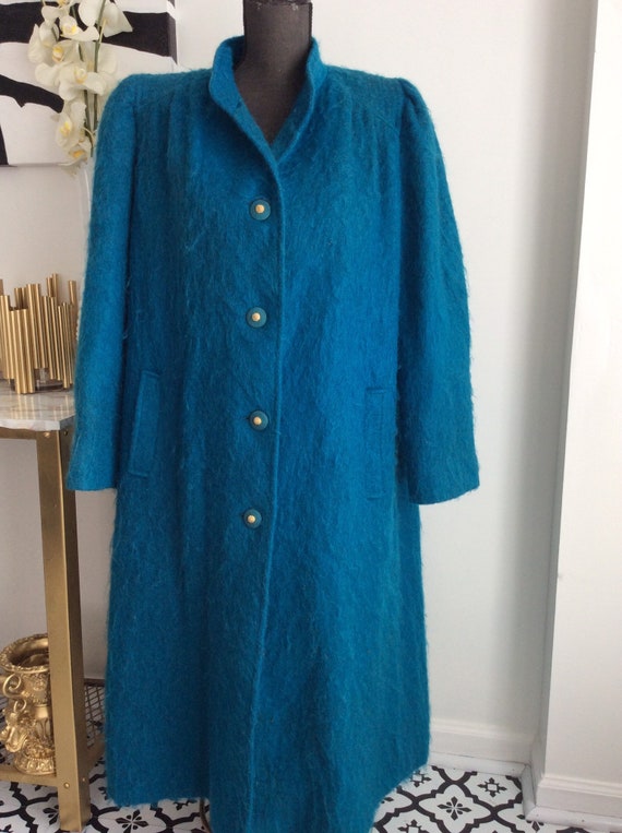 mohair vintage long coat