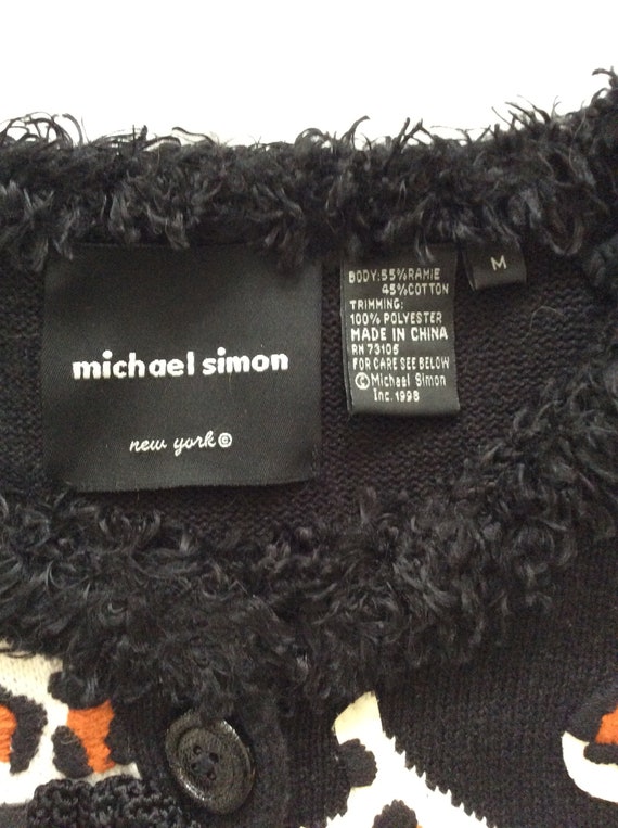 Michael Simon fashion/shopping sweater size medium - image 6