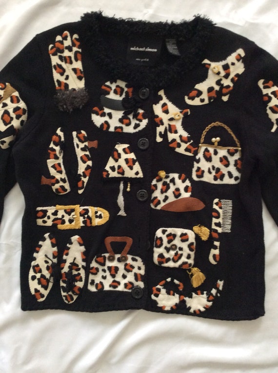 Michael Simon fashion/shopping sweater size medium - image 2