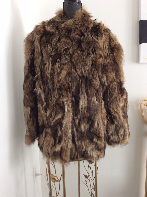 Vintage Raccoon Fur Coat - image 2