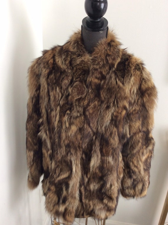 Vintage Raccoon Fur Coat