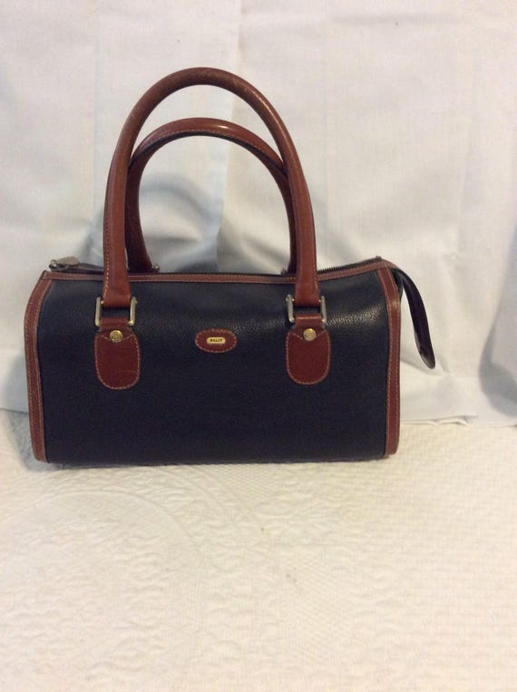 bally leather bag
