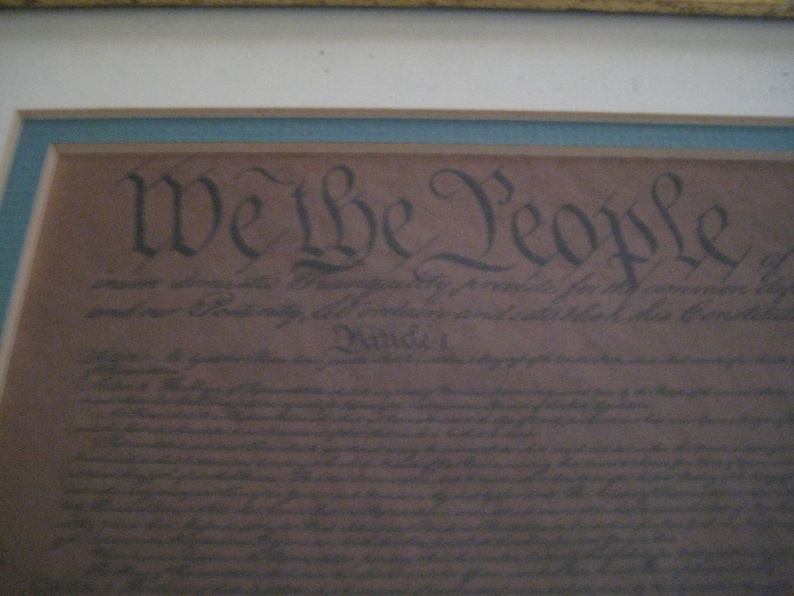 Impression de Constitution des ÉtatsUnis Etsy France