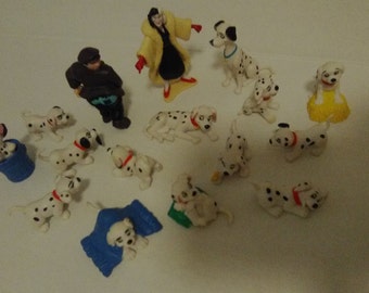 Vintage Disney Collectibles to TREASURE! Popular Beloved Disney Characters. Washable Durable Hard Plastic. Well Preserved Condition & Clean!