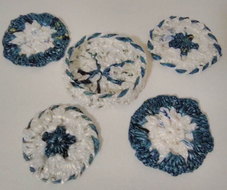 Reduce REUSE Recycle! Plarn Coasters Made From Plastic Bags to Support ...