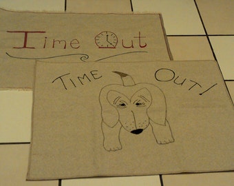SALE!!Very Cute Time Out Mats / Rugs. Effective Discipline Tool for Child or Pet. Home Child's Room or Classroom. Good Teaching/Training Aid