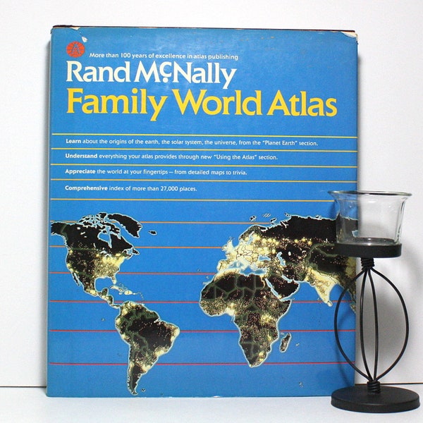 1987 World Map - Etsy