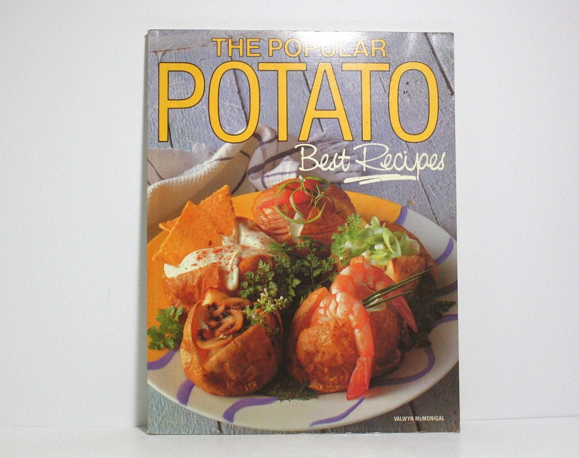 Potato Cookbook Popular Potato Best Recipes 1993 Large Etsy UK