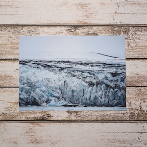 Fjortende Julibreen (II) | Glacier | Fjortende Julibukta | Spitzbergen | | Spitzbergen Nordpol | A5 Postkarte | Wanderlust | Landschaftskunst