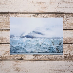 Fjortende Julibreen | 14. Juli Glacier | Fjortende Julibukta | Spitzbergen | | Spitzbergen Nordpol | A5 Postkarte | Wanderlust | Landschaftskunst