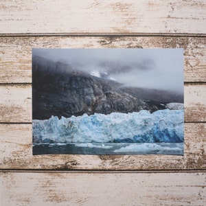 Fjortende Julibreen (III) | Glacier | Fjortende Julibukta | Svalbard | Spitsbergen | North Pole | A5 Postcard | Wanderlust | Landscape Art