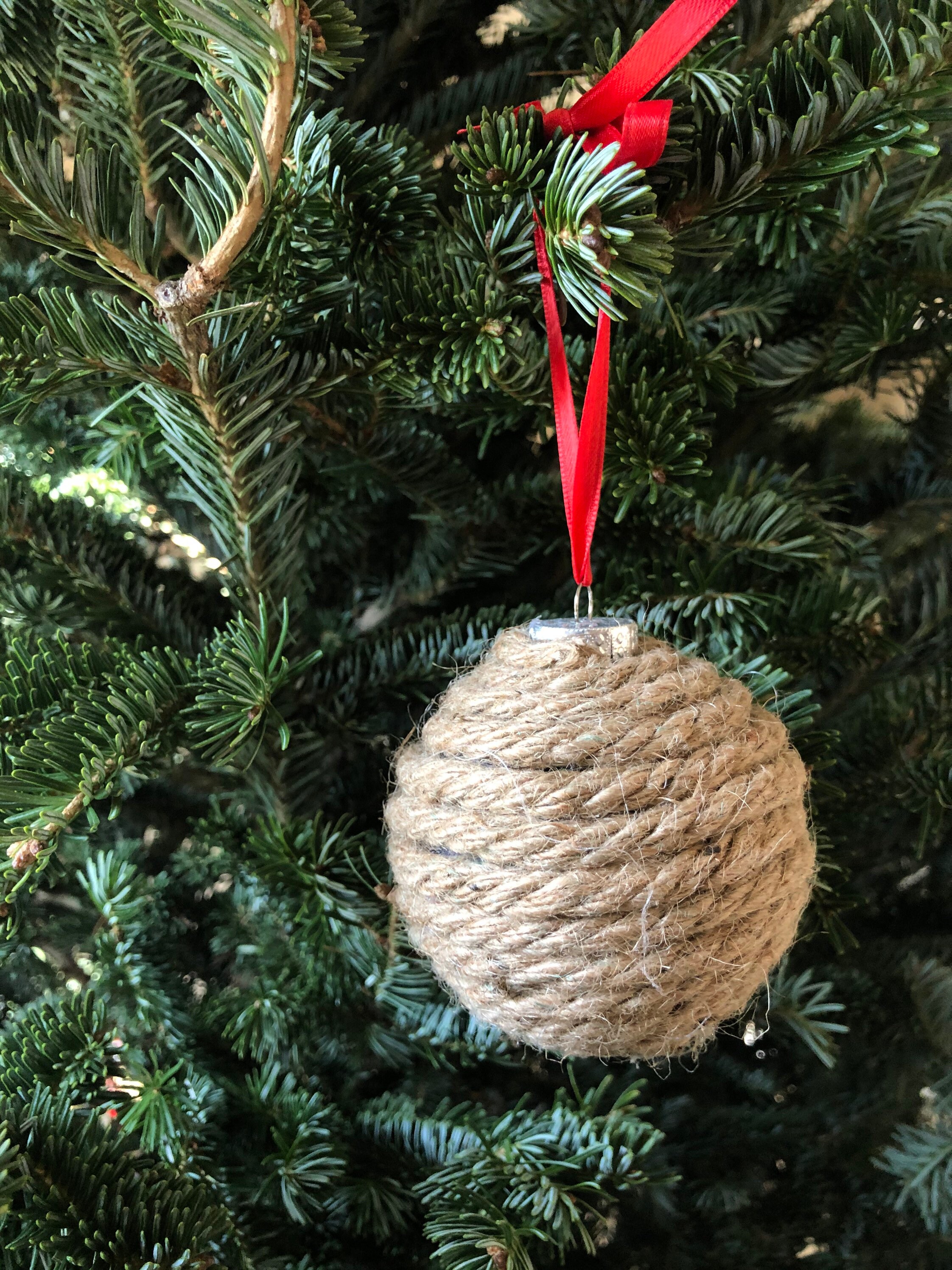 Rustic Rope Ornament Nautical Rope Ornament Christmas Etsy