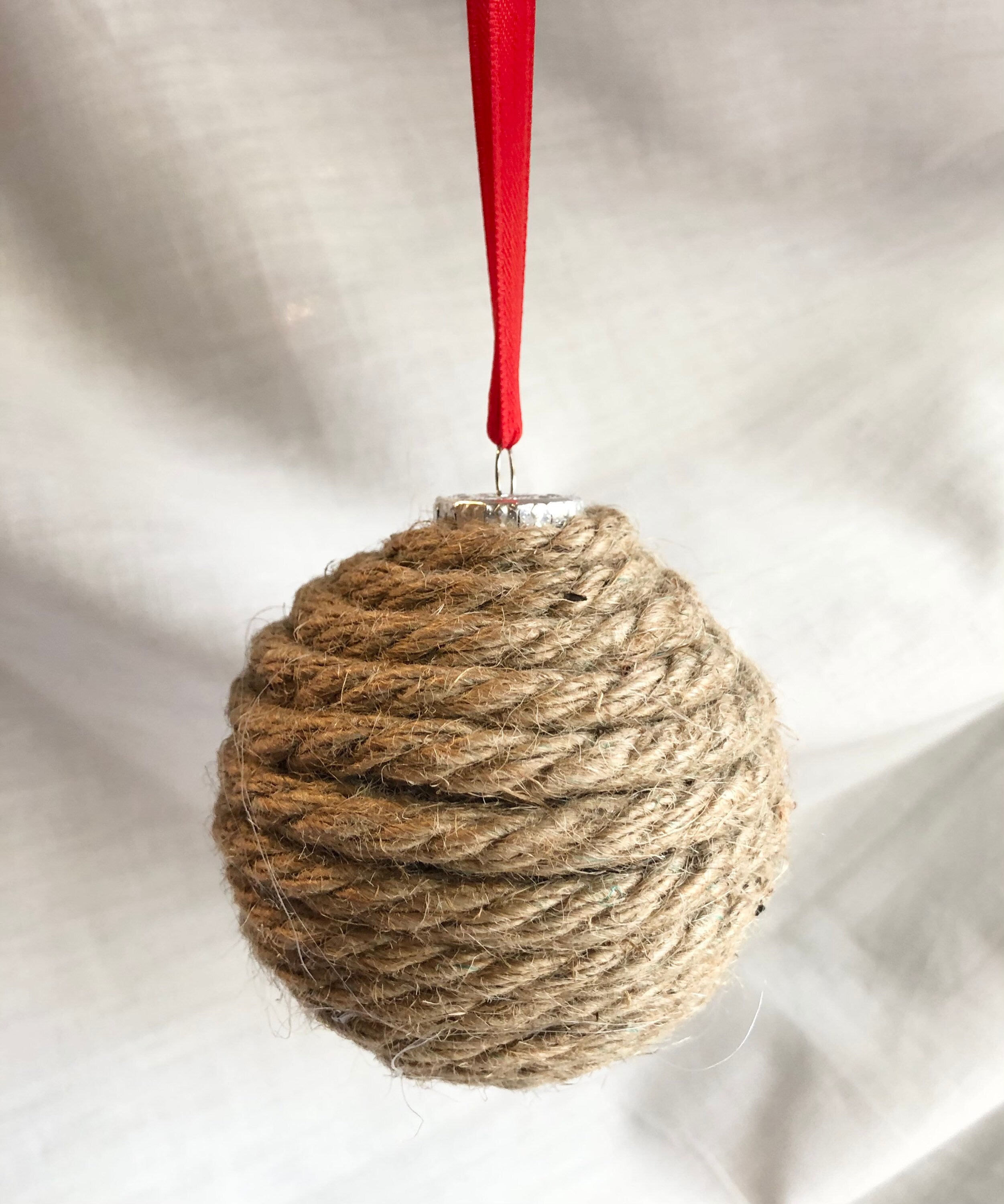 Rustic Rope Ornament Nautical Rope Ornament Christmas Etsy