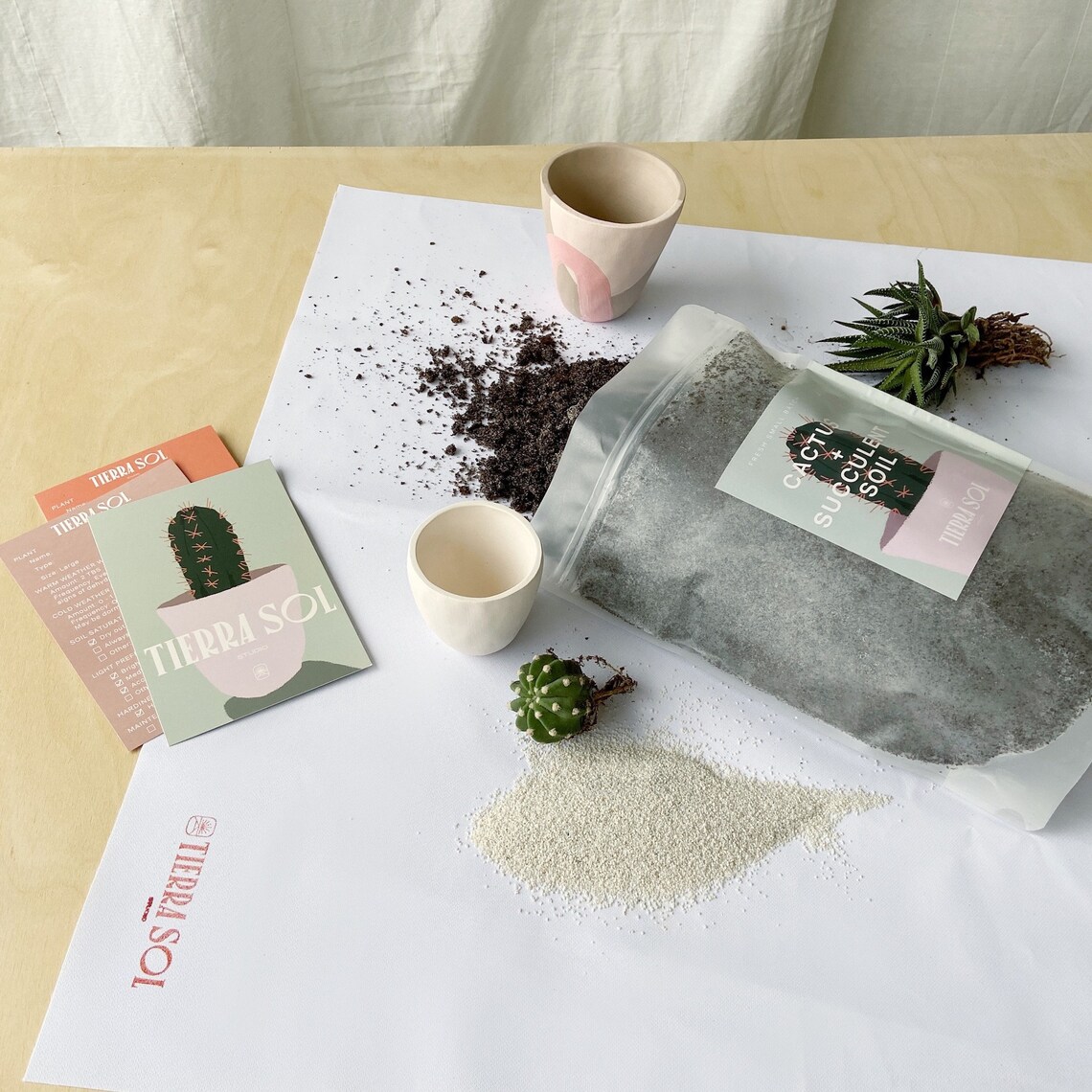 Plant Potting Tarp // Handmade // Plant Tarp // Potting Mat // Etsy