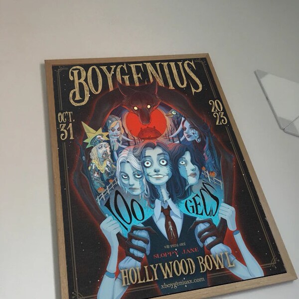 Boygenius Poster the Record Etsy