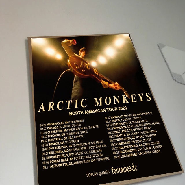 Discover Arctic Monkeys 2023 Tour Poster