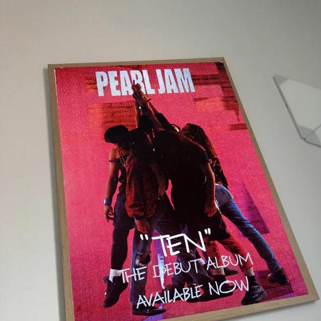 Pearl Jam Ten Album Poster Music Print - Etsy