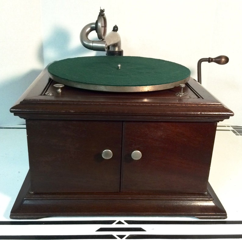 Antique Victor Table Top Victrola Model VVVI in Rare Mahogany Etsy