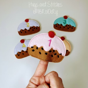 Five Currant Buns in the Baker Shop | Finger Puppet set | Nursery Rhyme Finger Puppets | Counting Puppets | Counting aid