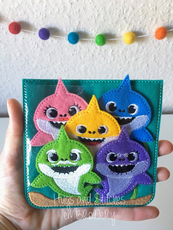 baby shark finger puppets