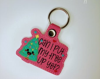 Christmas Tree Keyrings | Keychain | Keyrings | Kids Bag Charm | Keyrings