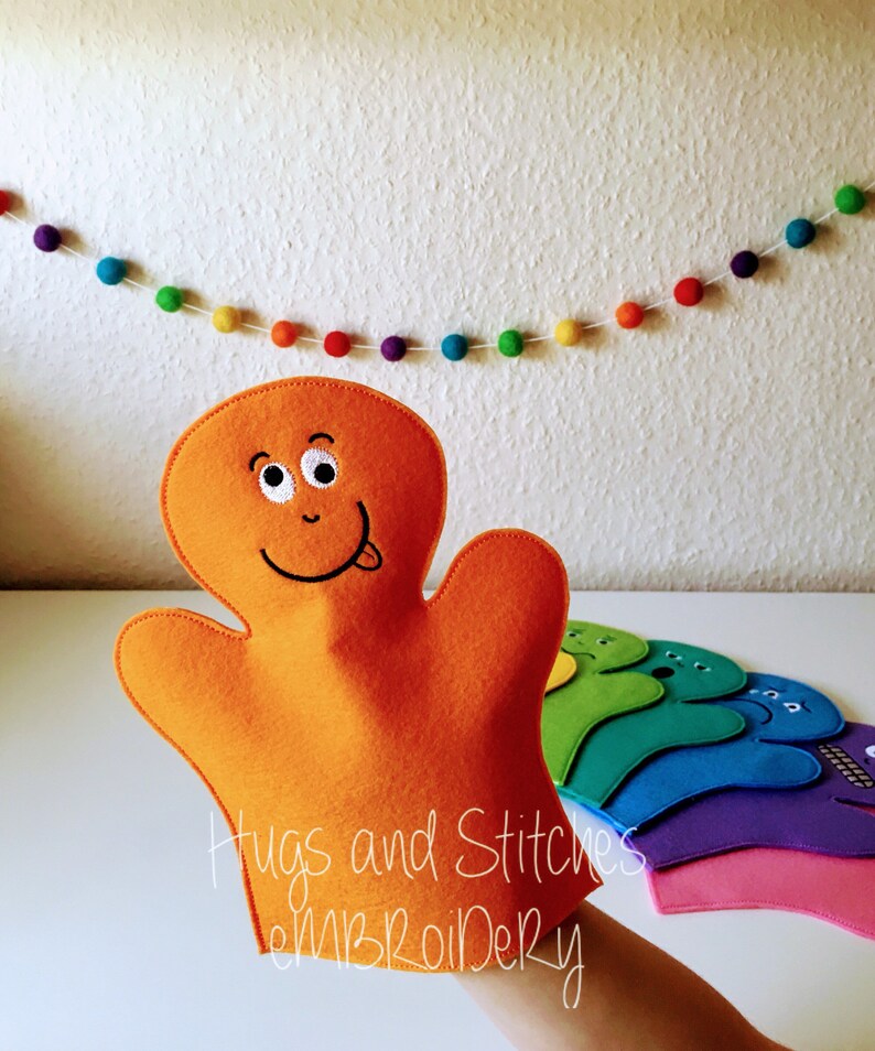 10 Piece Emotions Hand Puppets Set Teaching Aid SEN Etsy UK